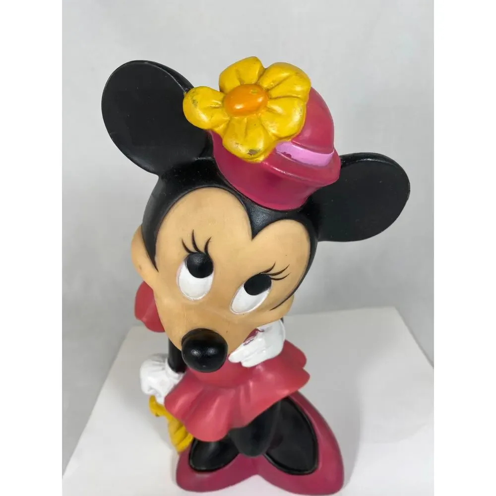 ILLCO Walt Disney Co. Mickey and Mini Mouse Vintage Vinyl Rubber Bank